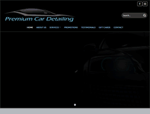 Tablet Screenshot of premiumcardetail.com